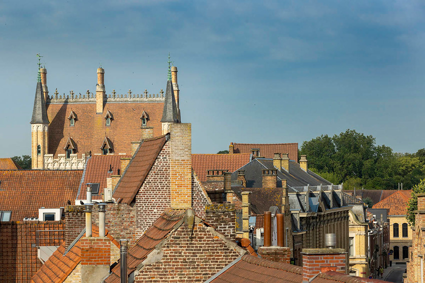 Zicht op het Steen